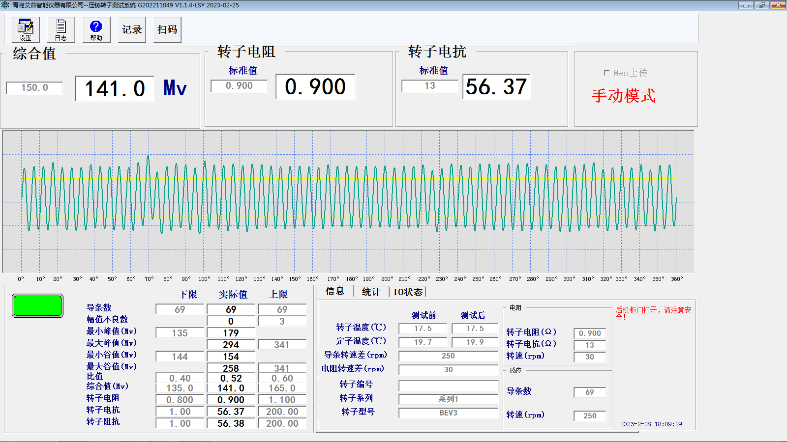 汽車電機鑄鋁轉(zhuǎn)子測試系統(tǒng)—AIP艾普
