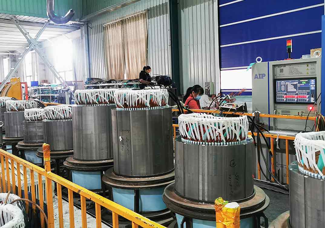 三相工業電機定子測試設備應用現場